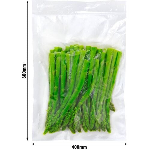 GGM Gastro (400 Stück) Vakuumbeutel - glatt - 400x600mm - 85µm