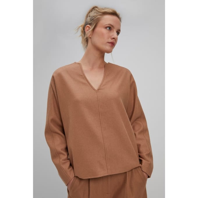 Josephine & Co Stella Top Navy Größe: 38 | Longsleeves Outlet | Damen | Blau