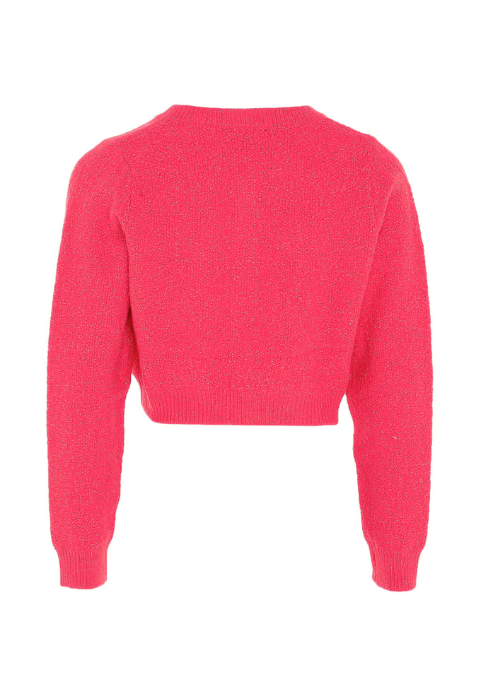 Mymo Vest met fantasiegaren Dames roze
