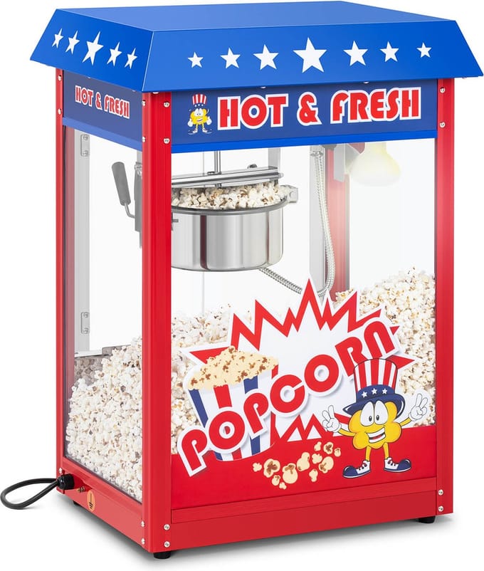 Royal Catering Popcornmachine - Amerikaans ontwerp 10010539