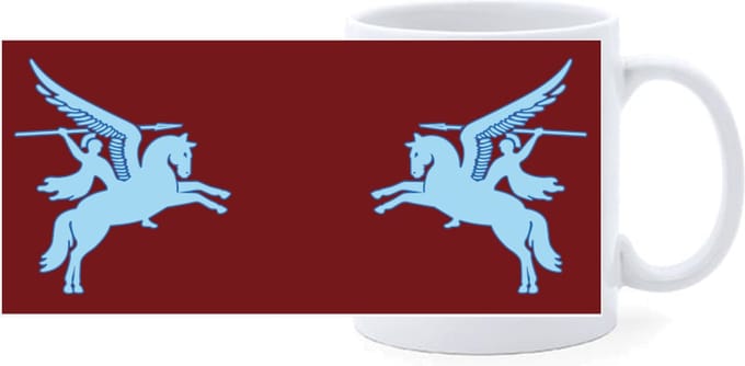 Beker - Logo Pegasus Airborne 1st British - Opertie Market Garden