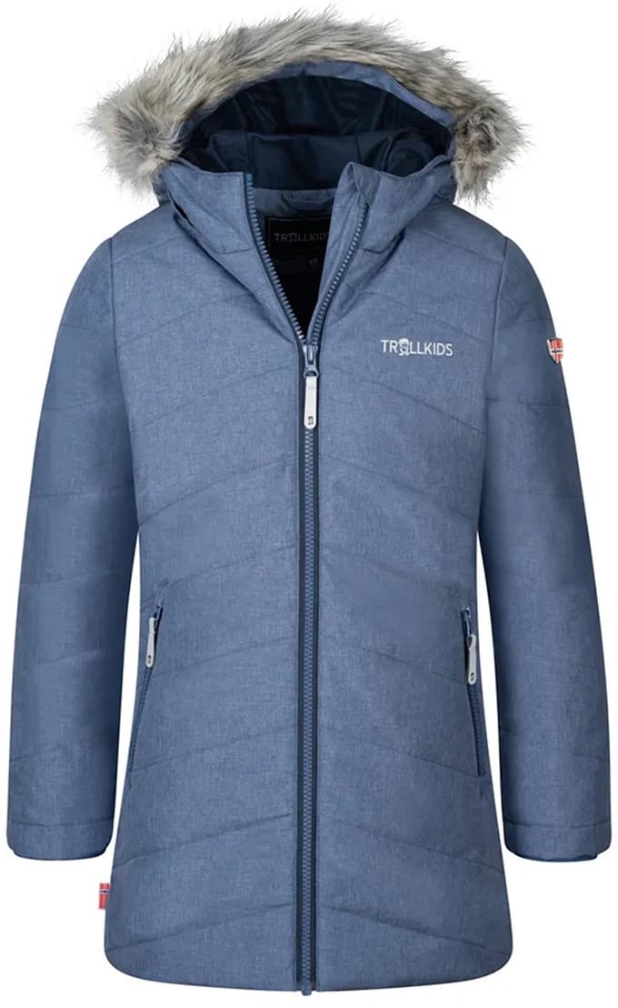 Trollkids Lifjell Jas Blauw 128 cm Meisje