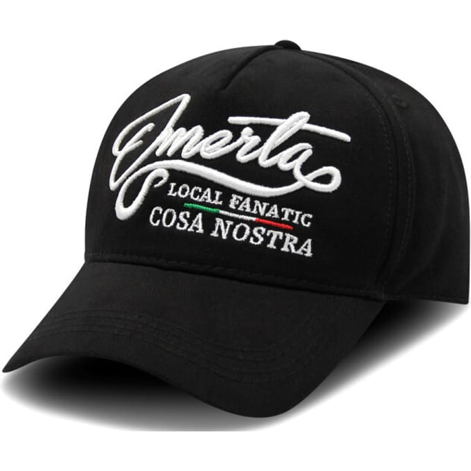 Baseball Cap Heren - Pet Heren - Omerta - Zwart