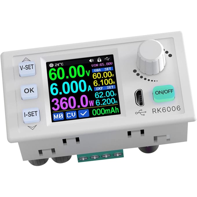 Alimentations Régulées en Courant Continu Tension Constante Courant Constant Maintenance Alimentation Expérimentale RK6006 USB Communication multicolore