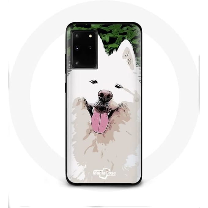 Case voor Samsung Galaxy S11 Plus Wit Samojeed hondenras