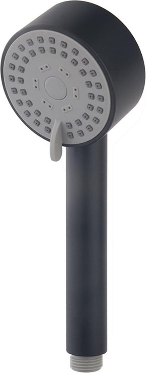 Wiesbaden UniMatch Cadans handdouche 3 standen Ø 8 cm mat zwart