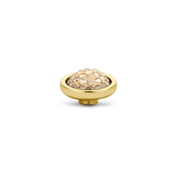Melano Vivid Shiny Steentje Light Colorado Topaz Goud