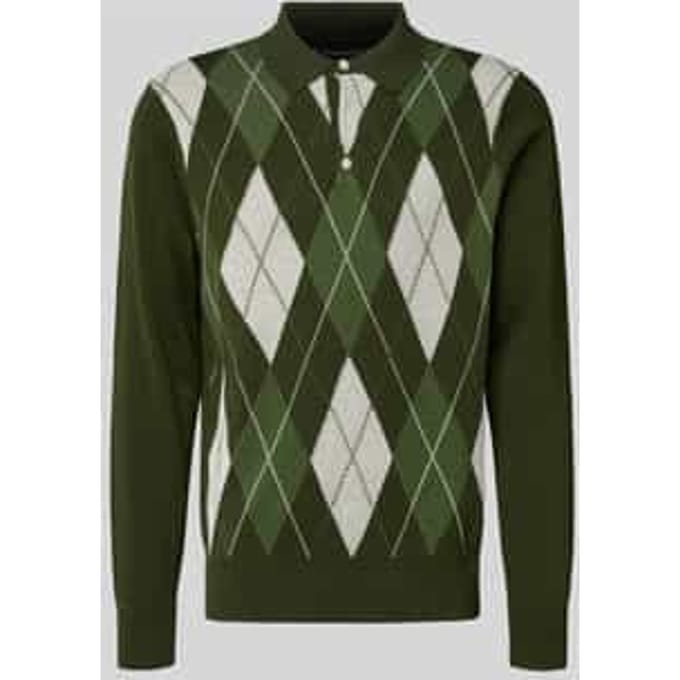 regular fit gebreide pullover van puur katoen