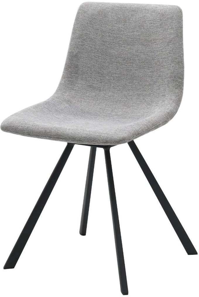 Nordic Home - Ronan eetkamerstoel stof - lichtgrijs
