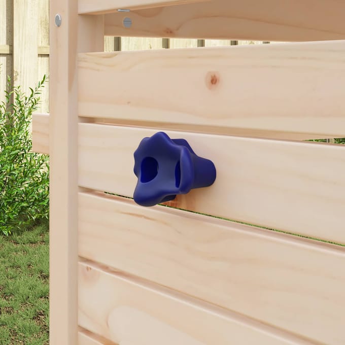 vidaXL Klimgreep 2 pcs Blauw 100 x 67 x 43 mm PP