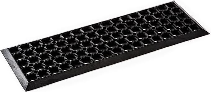 Rubbermagazijn - Rubber Trapmat open 75 x 25 cm - 5 stuks