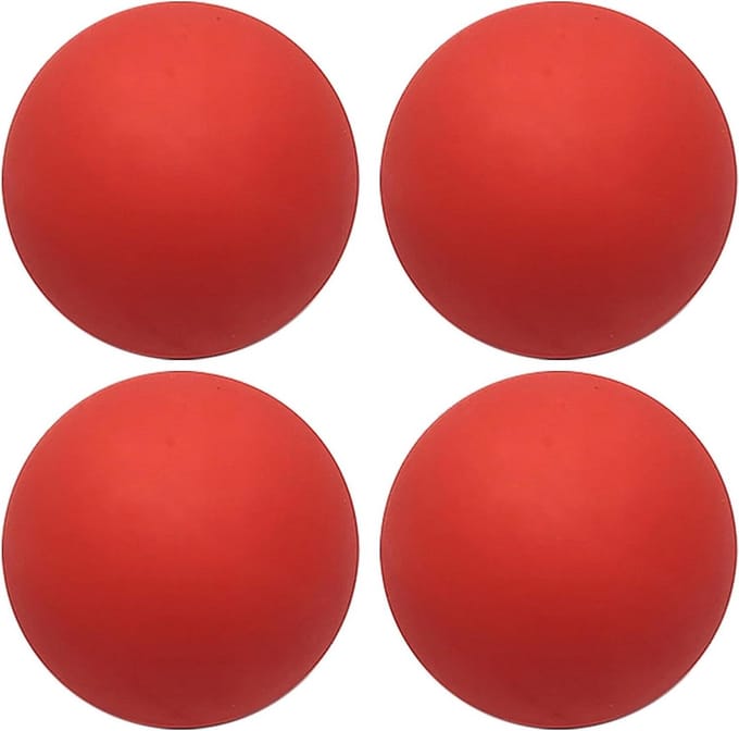 Squash Ballen - Pompoenballen - Sport Training - Goede Bounce - 4 Stuks - Rood