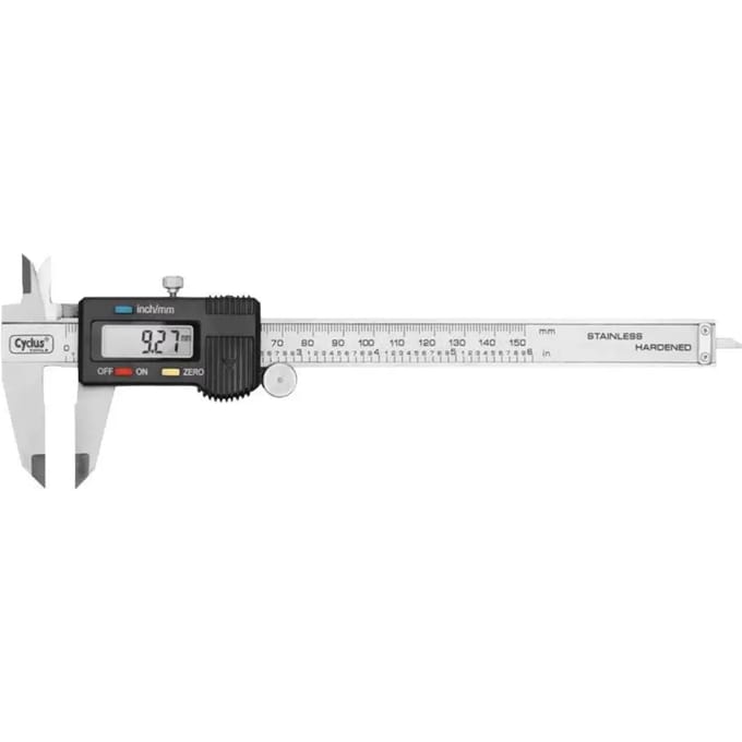 Cyclus Digitale schuifmaat - Elektronisch - 150 mm - Inclusief etui