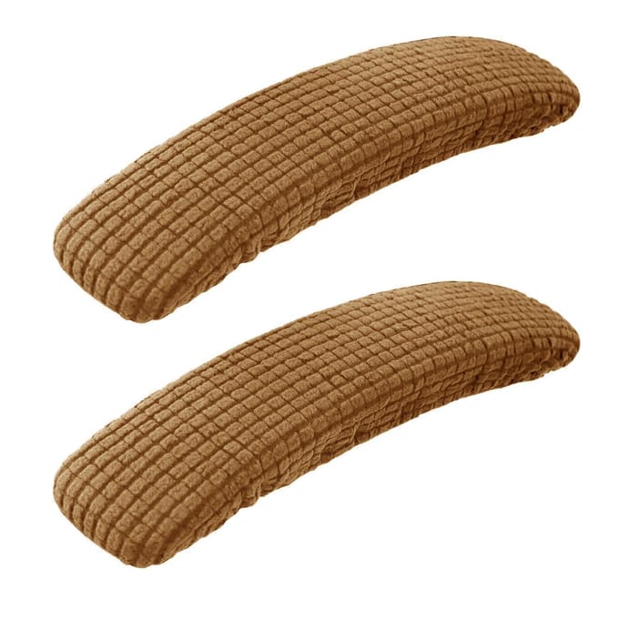 1 paire housse de bras de chaise de bureau anti-poussière extensible résistant aux taches Spandex extensible ordinateur chaise bras housse