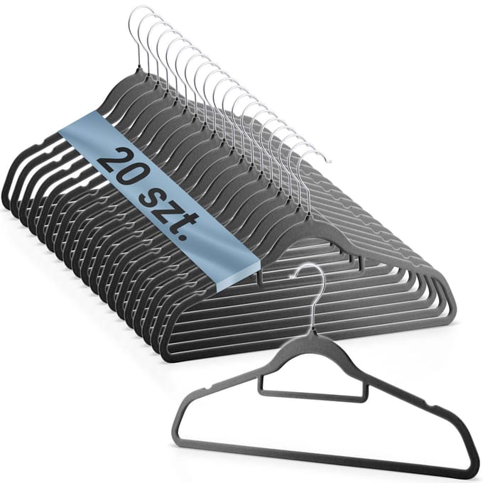 Velours kleerhangers 20st MS-859 Massido