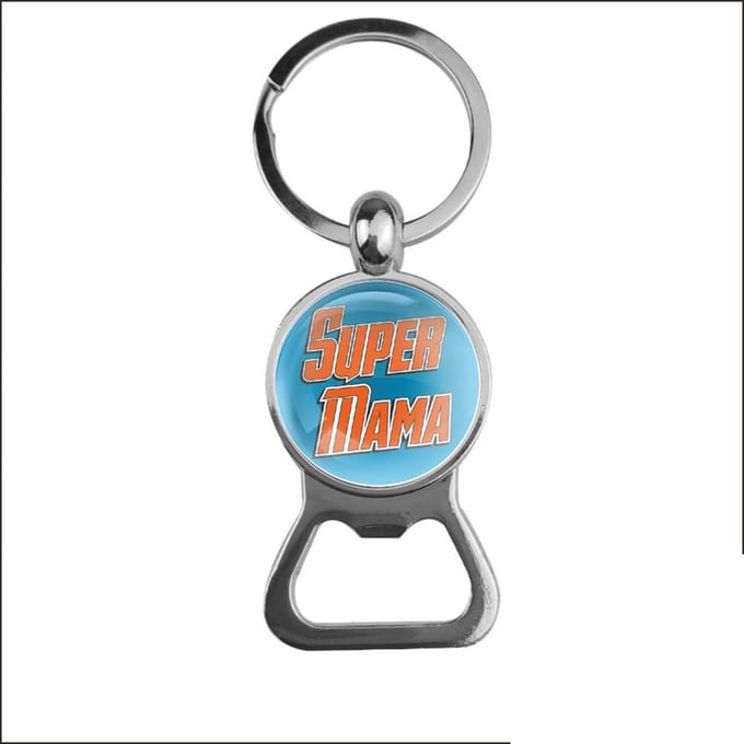Bieropener Glas - Super Mama