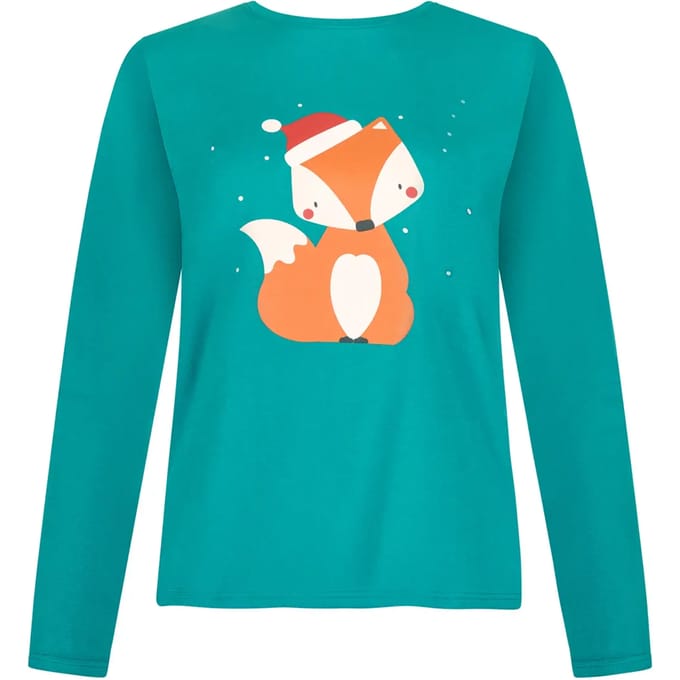 Nachthemd Lisca Pyjama rechte broek top M lang FOXY Cheek