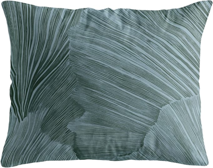 Zelesta Pure Design Katoen Kussensloop set van 2 - Botanical Green 60x70cm