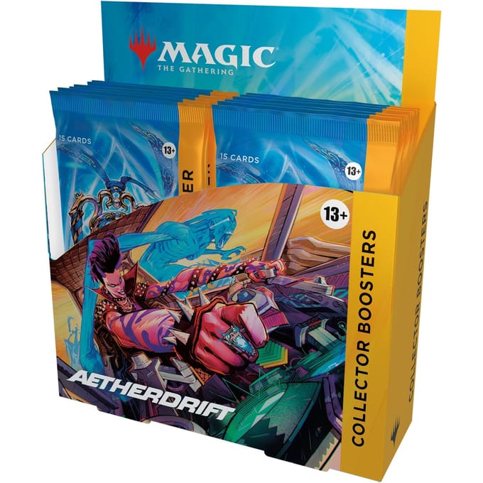 Magic: The Gathering Aetherdrift Collector Booster Display (12 Packs)