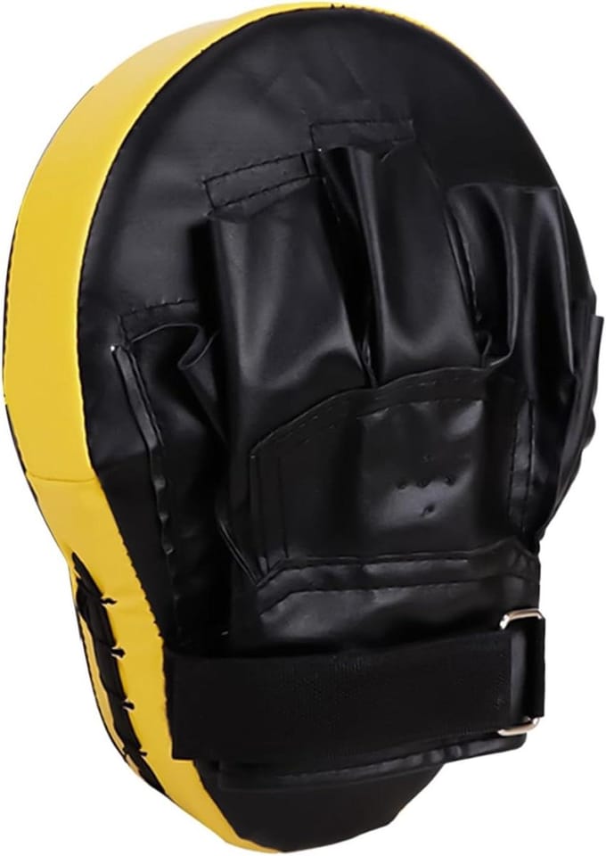 Bokskussens - Trainingspads - Vechtsport Training - Minder Gewrichtsbelasting - 25 x 19 cm - Geel
