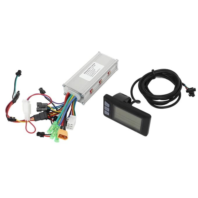 48V 60V 500W Controller Waterdichte Elektrische Scooter Controller met Display voor DIY Elektrische Fiets white