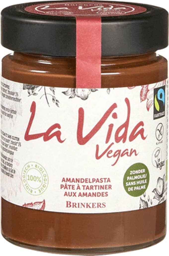 Amandelpasta La Vida Vegan - Pot 270 gram - Biologisch