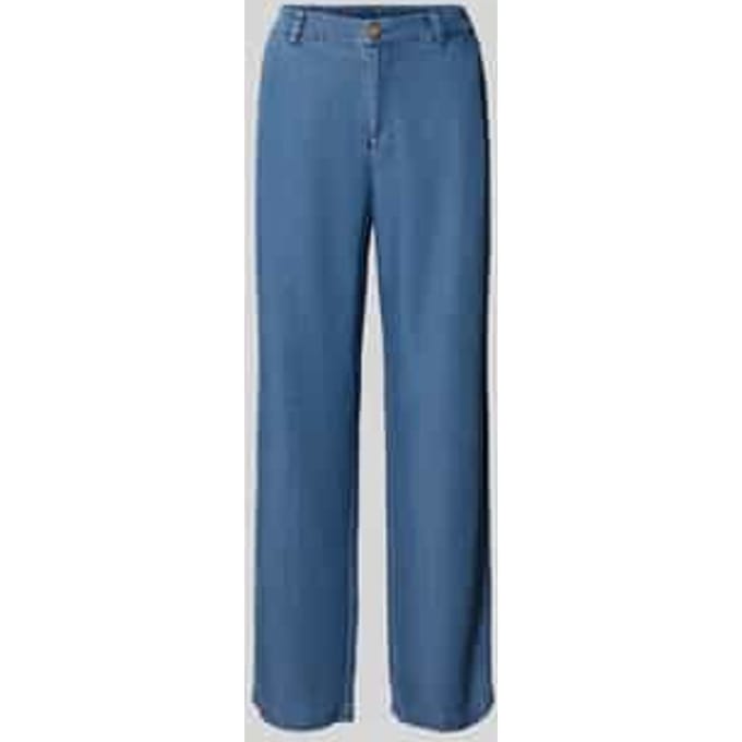 straight fit broek uit lyocellmix met viscose
