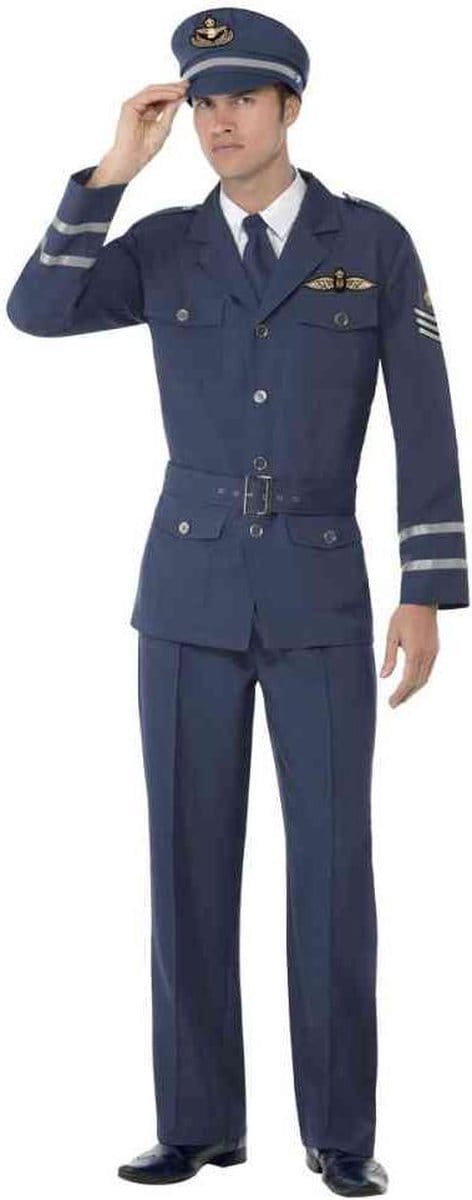 "Piloten kostuum voor heren - Verkleedkleding - Large"