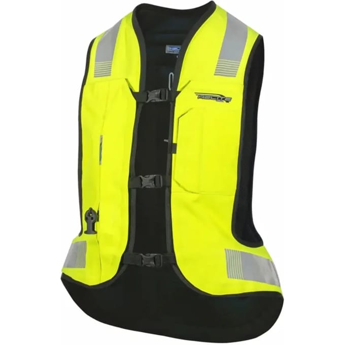 Zwarte motor airbag gilet grote maat Helite turtle 2