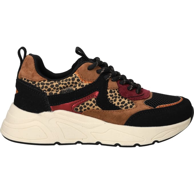 POSH by Poelman Sneakers - Meisjes - Bruin - Maat:33
