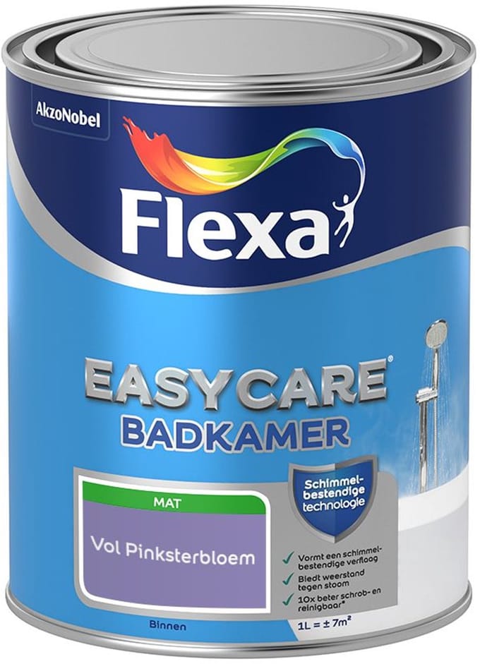 Flexa - Easycare Badkamer - Vol Pinksterbloem - Mengverf - 1 L