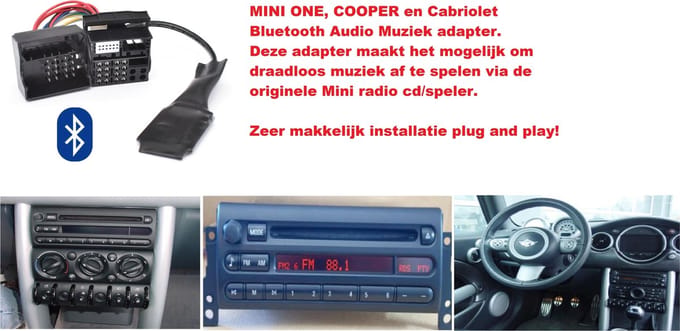 Passend Voor Mini Bluetooth Adapter Bluetooth Audiostreaming Audio AD2P Mini One Cooper Works Cooper S
