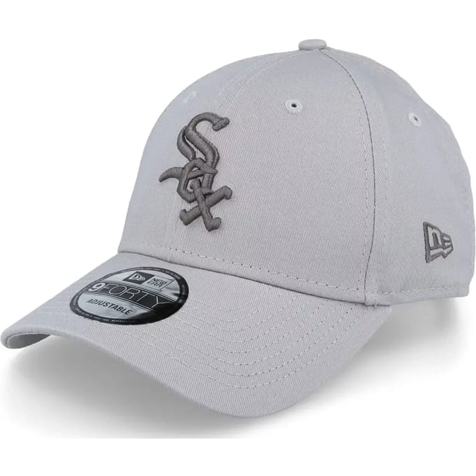 New Era pet Chicago White Sox grijs wit - baseball cap stijl.