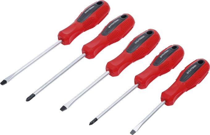 BGS Schroevendraaierset sleuf / kruiskop 5 delig
