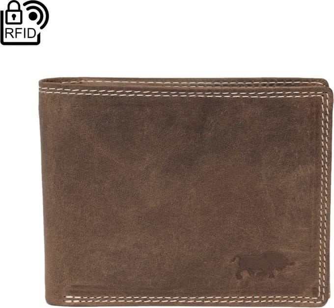 Portemonnee Heren - Cognac - RFID Anti-Skim – Echt Leer