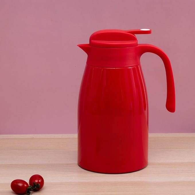Isolatieketel 316 Roestvrij Staal 2000ml Grote Capaciteit Langdurige Isolatieketel 2000ml rood