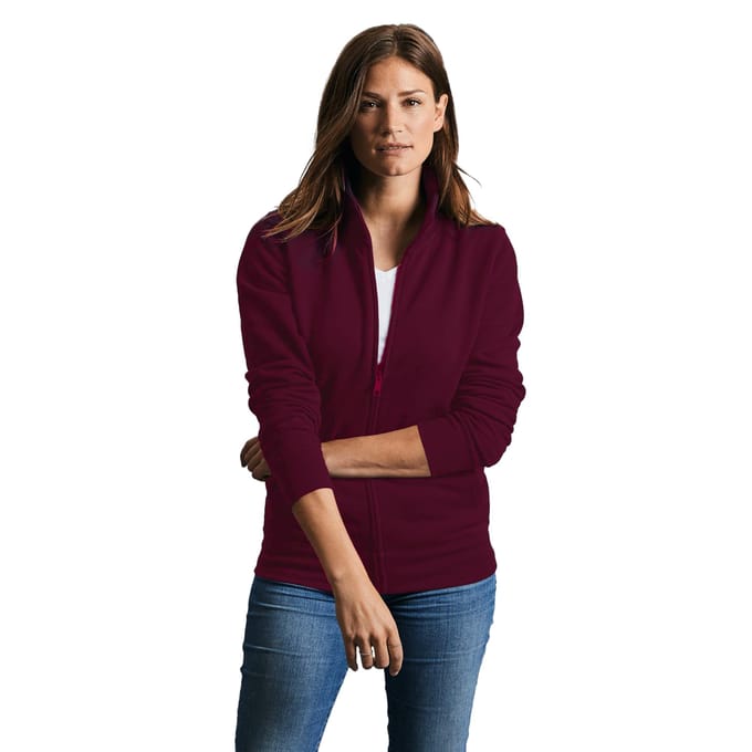 Russell Dames/dames Authentieke Sweat Jacket (Bourgondië)