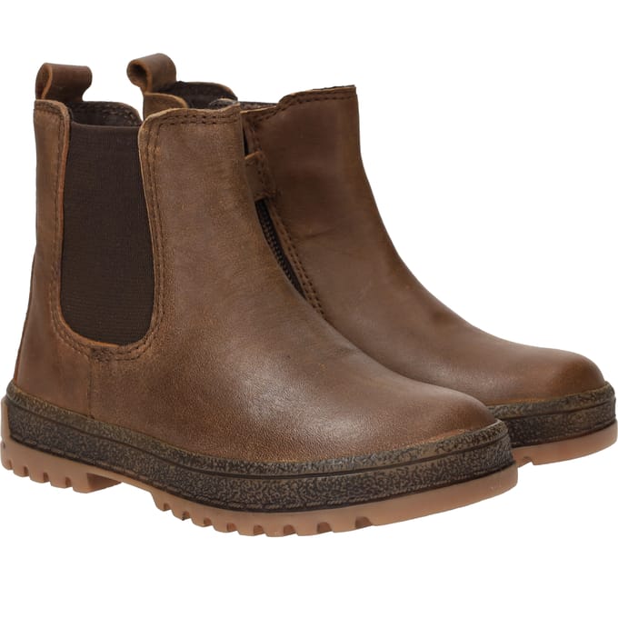IK-KE Chelseaboots - Jongens - Bruin - Maat:23