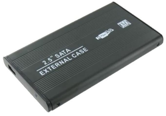 HDD behuizing voor 2.5'' SATA HDD/SSD - USB3.0 / zwart