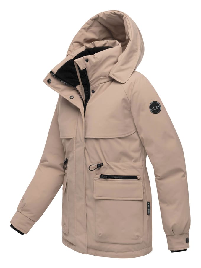 Marikoo dames winterjas Shigaraa met afneembare capuchon & magnetische zakken