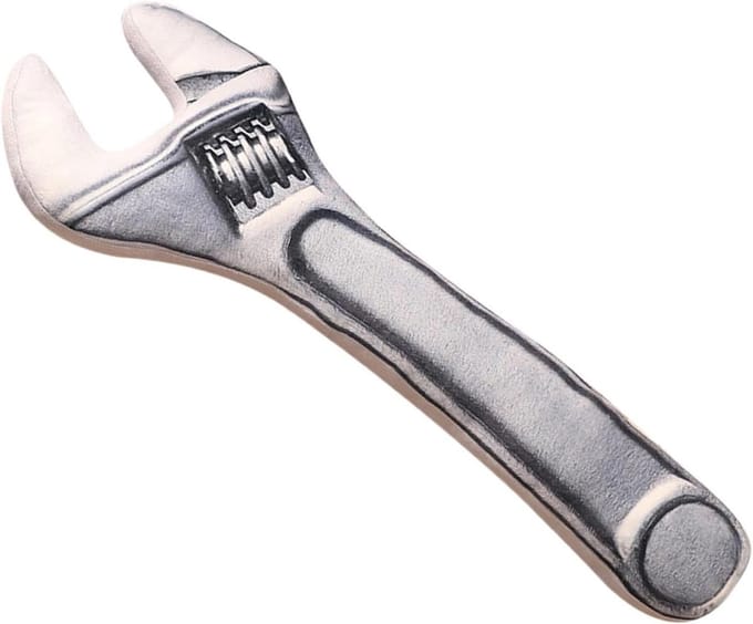 Pluche gereedschap - Zacht kussen - Decoratief element - Uniek ontwerp - 70 cm - Niet gespecificeerd