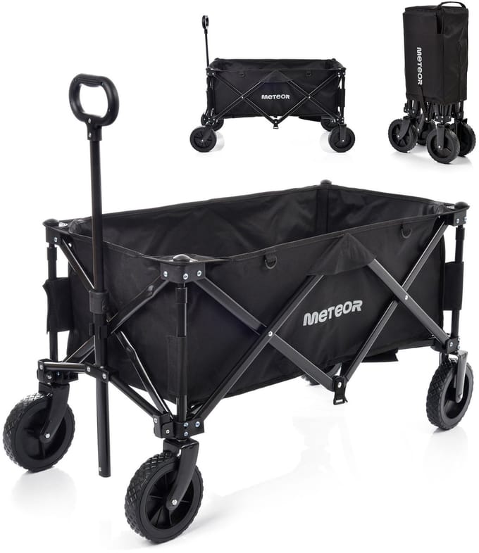Meteor X-300 - Vouwtransportwagen - Zwart