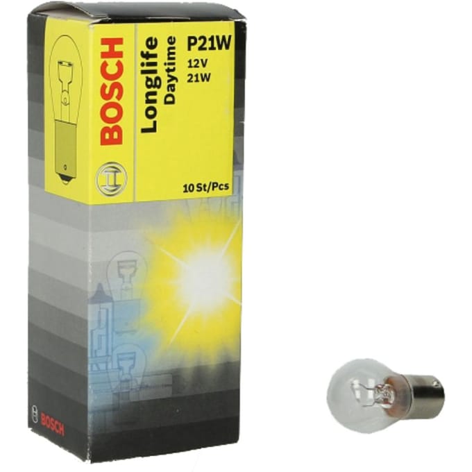 P27/7w lamp BOSCH P21W Longlife Daytime 12V, 21W