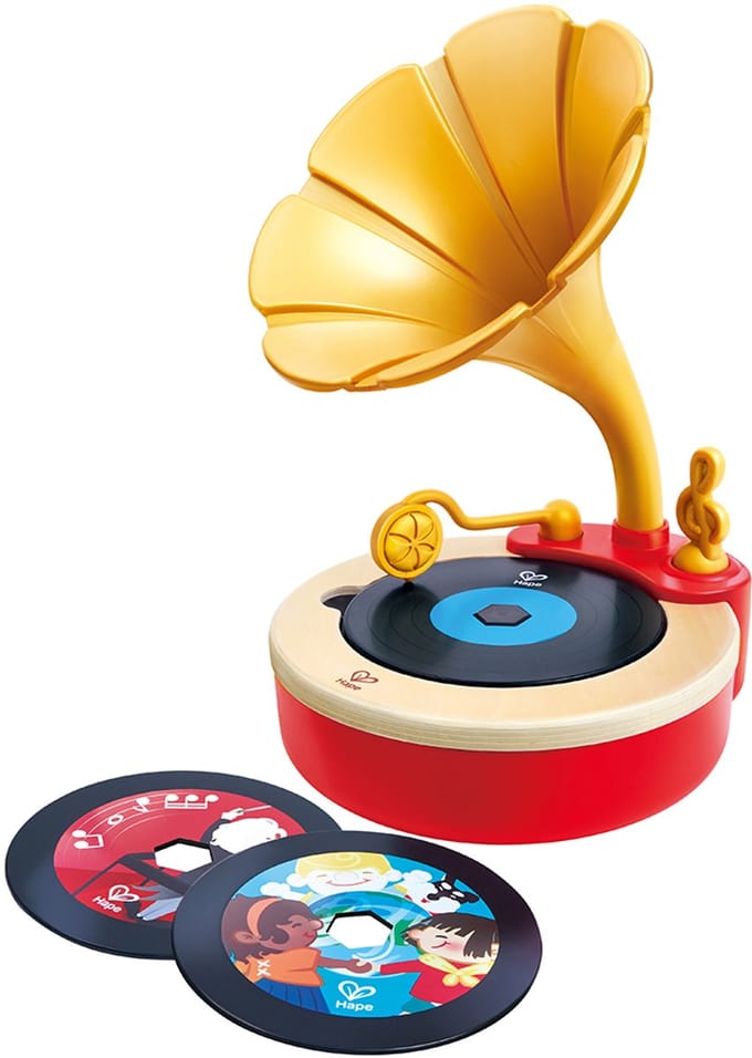 Maak je eigen muziek grammofoon - Hape - vanaf 3 jaar