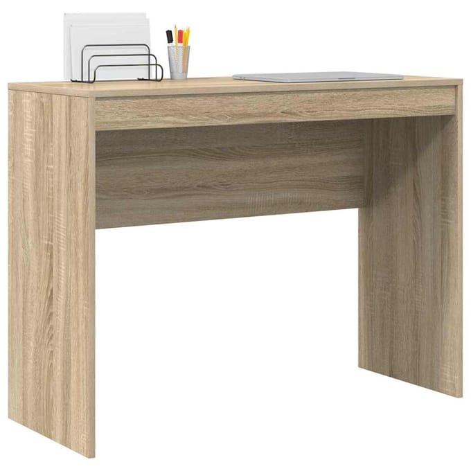vidaXL - Bureau - Sonoma - Eik - 100 - x - 40 - x - 76 - cm