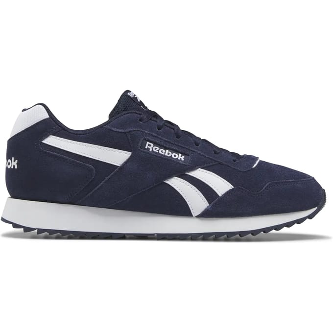 Men's Reebok Classics Glide Ripple Trainers in Navy