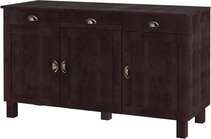 Toscana-Dressoir - 3-deuren 3-laden - Havana