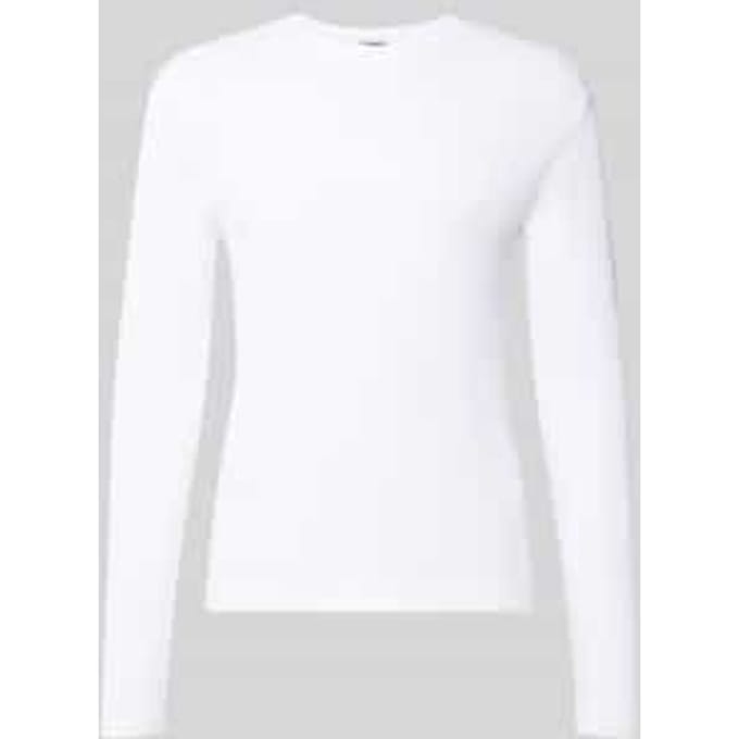 Slim fit shirt met lange mouwen van puur katoen model 'Enil'