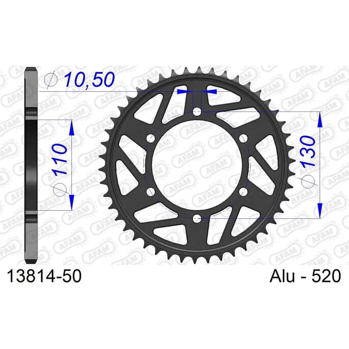 Tandwiel Afam 520 50 dents