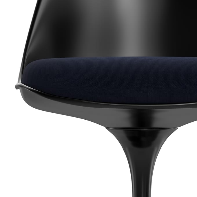 Knoll International Saarinen Tulip Stoel - Hallingdal 65 (190) - black - zwart